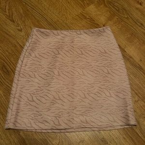 Pink Zebra Skirt